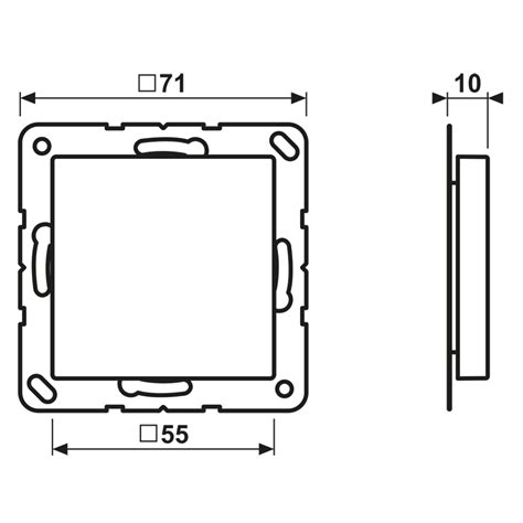 Jung Blind Abdeckung Aws Kompl Mit Tragring A 594 0 WW