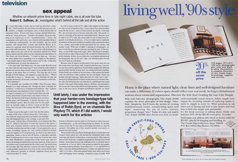 Television Sex Appeal Vogue JULY 1993