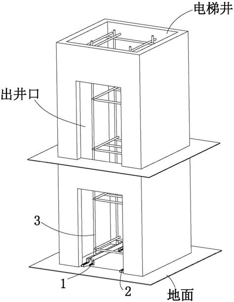 一种电梯井爬升系统的制作方法