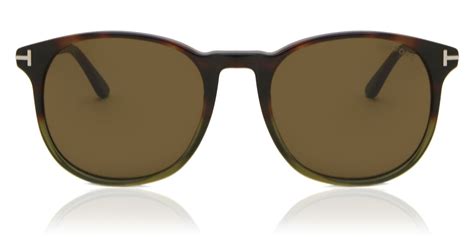 Tom Ford Ft0858 Ansel 56j Sunglasses Green Tortoise Smartbuyglasses Uk