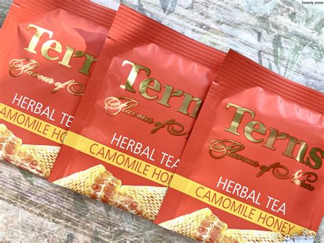 Чай в пакетиках Terns Camomile Honey Ромашка и мёд, 25 саше - «Медовая ...