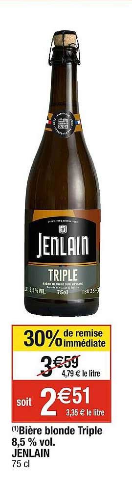 Promo Bi Re Blonde Triple Vol Jenlain Chez Cora Icatalogue Fr