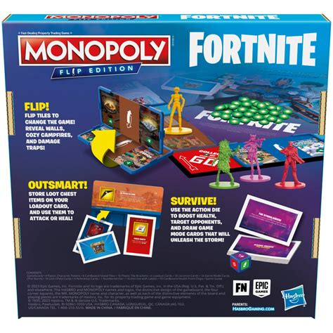 Fortnite Monopoly Flip Edition Board Game