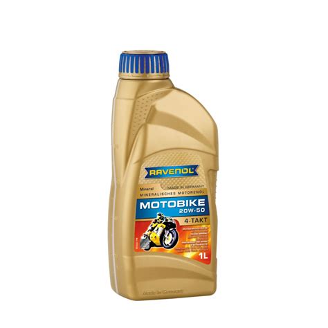 Моторно масло RAVENOL Motobike 4-T Mineral 20W-50 1 л. - ravenol.bg