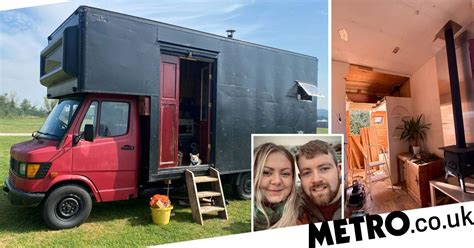 Savvy UK couple ditch £1,200 monthly rent for £20-a-month van life ...