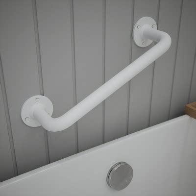 Rothley Matt White Grab Rail Pear Stairs