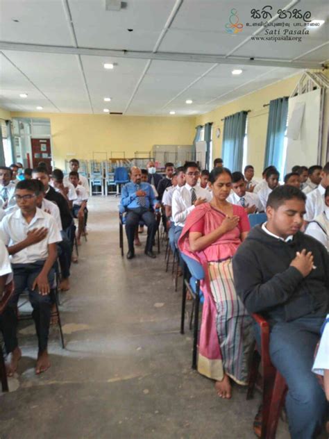 Sati Pasala At St Clements College Ampitiya Kandy Sati Pasala Or