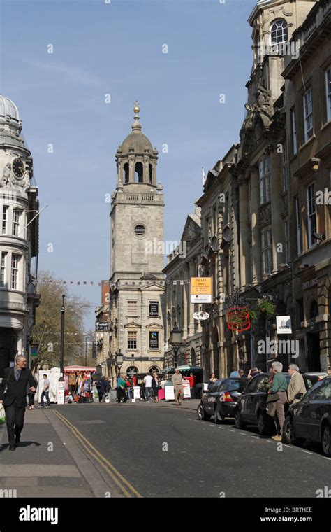 Open Street Market In Corn Street Bristol City Centre England Uk Stock
