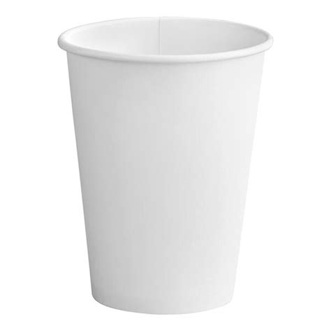 Solo Oz White Single Sided Poly Paper Hot Cup Case