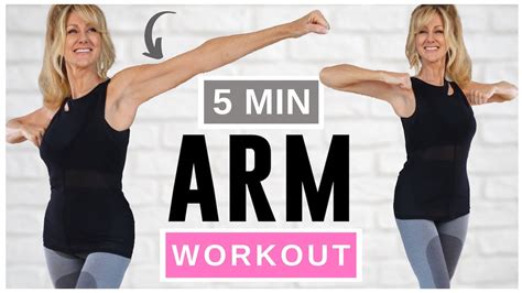 Minute Toned Arm Workout For Women Over No Equipment Youtube