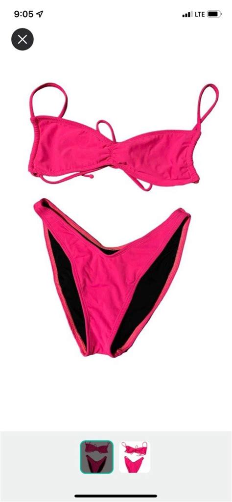 Sew Local Darcy Pink Bikini Women S Fashion Swimwear Bikinis Swimsuits On Carousell