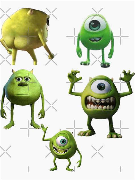 Mike Wazowski Meme Sticker For Sale By DEN2Y Redbubble