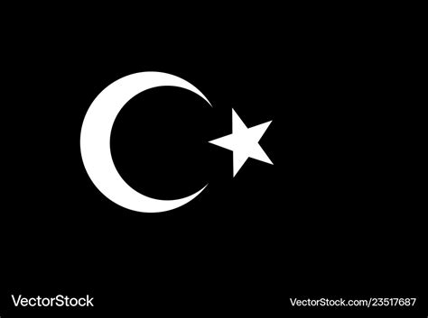 Turkish Flag Black And White Turkish Flag Flag Photo Stock Images Free