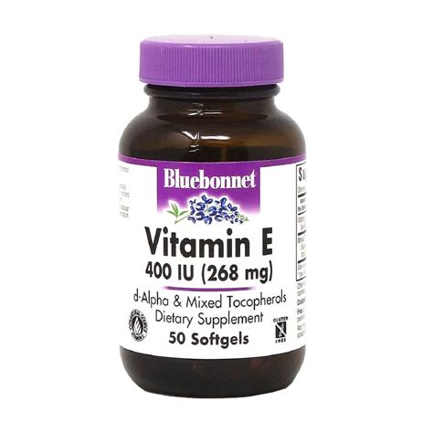 Диетическая добавка витамины в капсулах Bluebonnet Nutrition Vitamin E ...