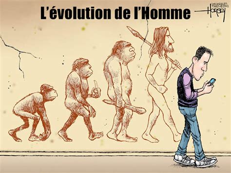 Illustrations Satiriques Qui D Peignent Avec Humour L Volution