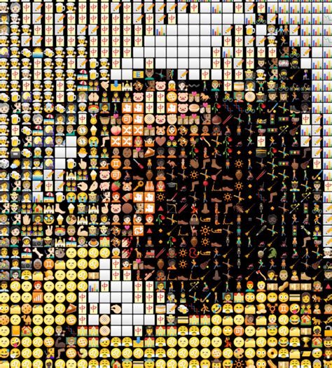 Emoji Mosaics On Behance Mosaic Emoji Creative Work