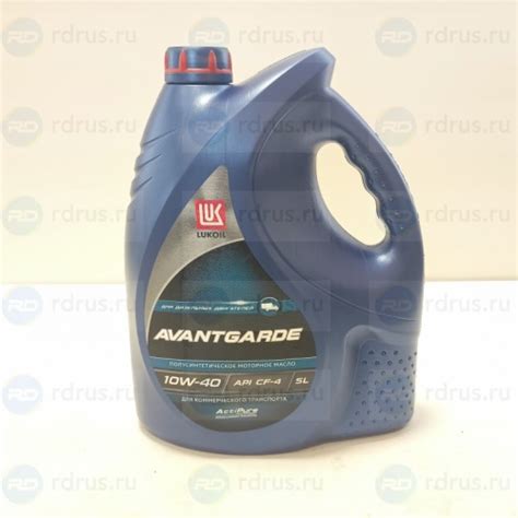 Масло моторное полусинтетическое Лукойл 10W-40 AVANTGARDE API CF-4/SG ...