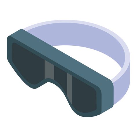 Ski Glasses Icon Isometric Style 15378547 Vector Art At Vecteezy