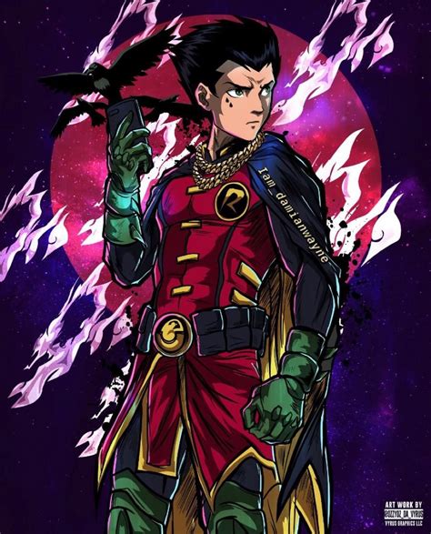 Fan Art My Damian Wayne Commission By Ozzyoz Damian Wayne Dc