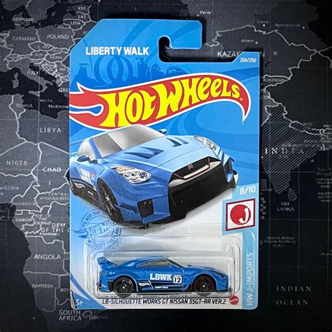 Hot Wheels LB Silhouette Works GT Nissan 35GT RR Ver2 LBWK GTR35 Blue Japan Stock Hobbies