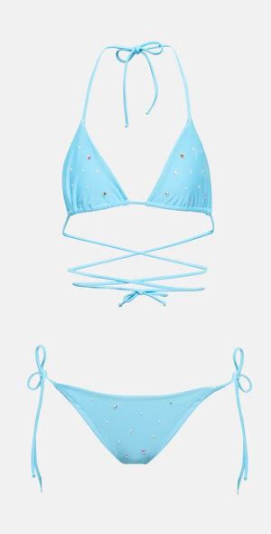 Alessandra Rich Floral Printed Ruched Bikini