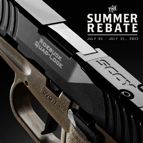 Sccy Summer Rebate Receive Up To 50 Back On Select Sccy Firearms