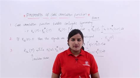 Properties Of Cross Correlation Function Youtube