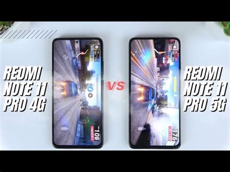 Xiaomi Redmi Note 11 Pro 4G Vs Redmi Note 11 Pro 5G Speedtest Camera