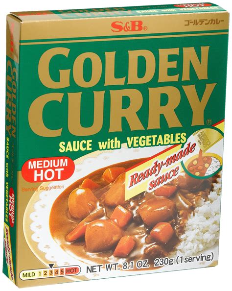 Amazon S B Golden Curry Sauce With Vegetables Hot Oz Grocery Gourmet Food