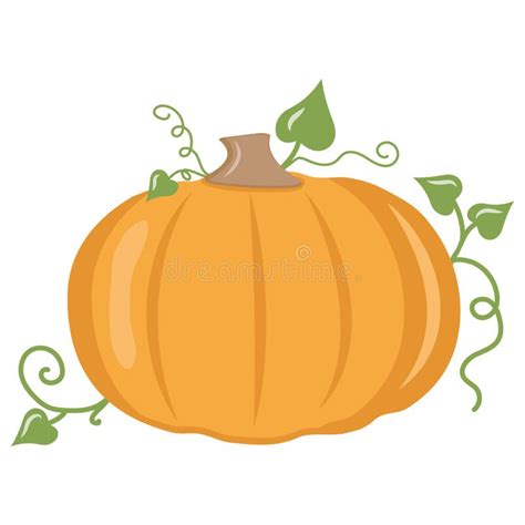 Autumn Vegetable Pumpkin Kawaii Black Contour Doodle Vector Isolated