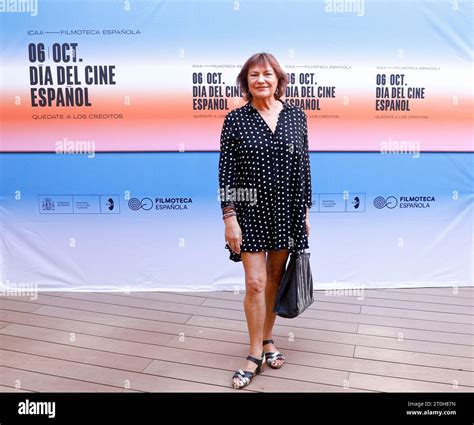 Madrid Spain 06th Oct 2023 Paca Gabaldon attends Filmoteca Española