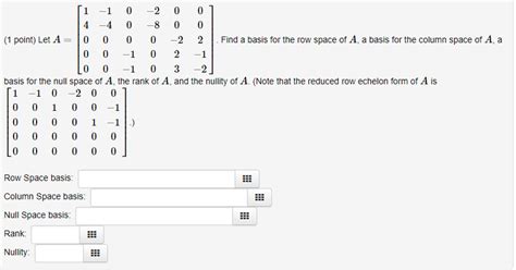 Solved [1 -1 02 0 0 4 -4 0 8 0 0 2 0 0 -1 0 21 0 0 -1 0 3-2 | Chegg.com 