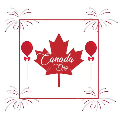 Canada Maple Leaf Vector Hd PNG Images Canada Day Greeting Card Design