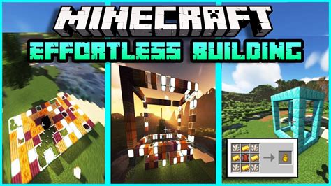 Effortless Building Mod Minecraft Mod Review And Showcase 2023 How To