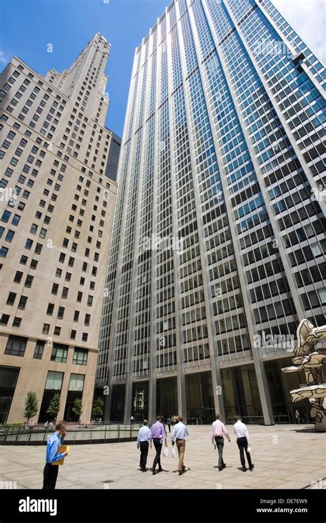 chase manhattan plaza  res stock photography  images alamy