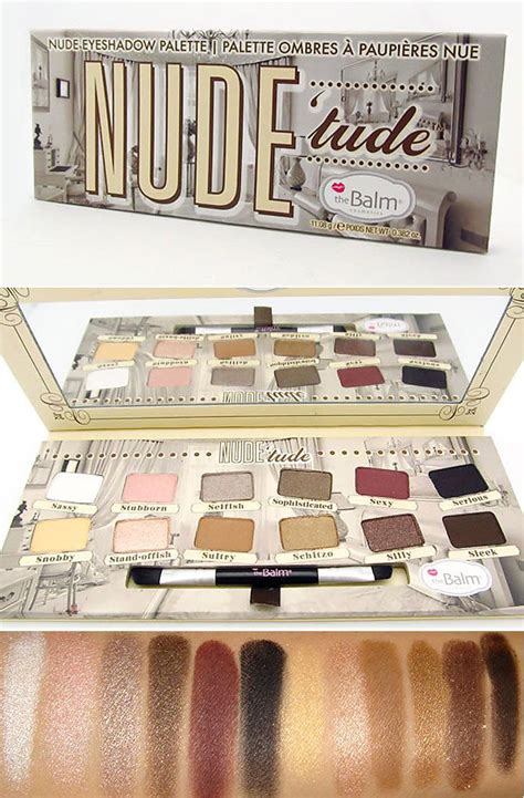 TheBalm Nude Tude Eyeshadow Palettepigmented Smooth Blendable Long