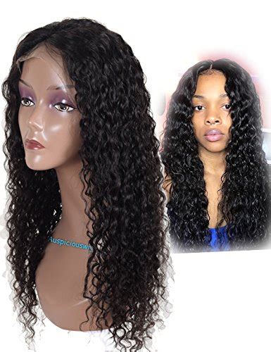 Auspiciouswig Glueless Full Lace Human Hair Wigs For Black Women Curly Brazilian