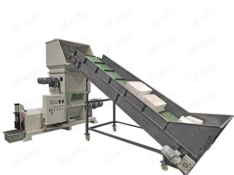 Eps Foam Hot Melting Styrofoam Densifier Plastic Recycling Machine