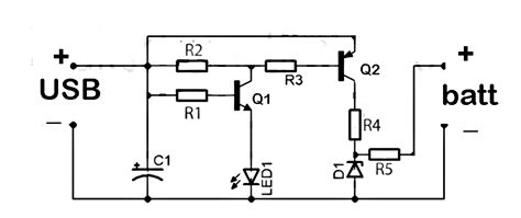 Battery Powered Usb Charger Circuit Diagram