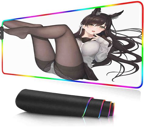 Amazon Uncensored Rgb Gaming Mouse Pad Hentai Waifu Large Extended Led Mouse Pad With