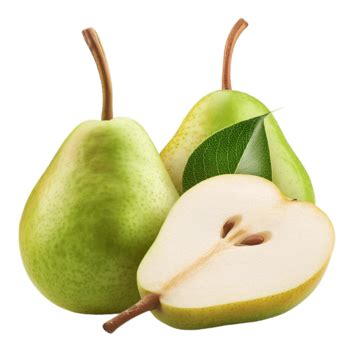 Fresh Green Pears And A Half, Green Pears, Fresh Green Pear, Green PNG
