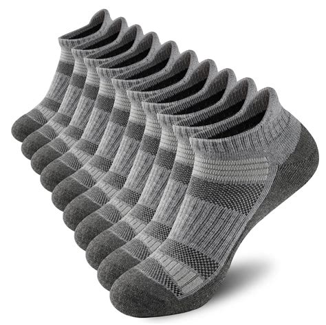 Eallco Women S Ankle Cushioned Socks Pairs Low Cut Size