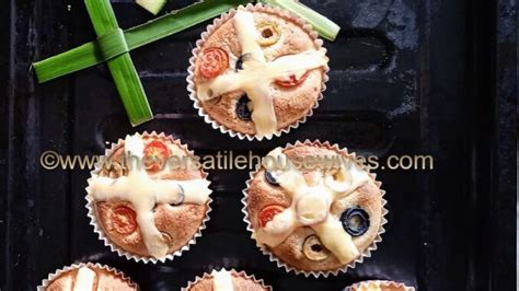 Savoury Hot Cross Buns The Versatile Housewives