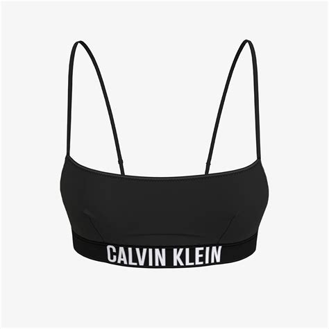 Calvin Klein Bralette Rp Kadın Siyah Bikini Üstü Bikini Mayo FashFed