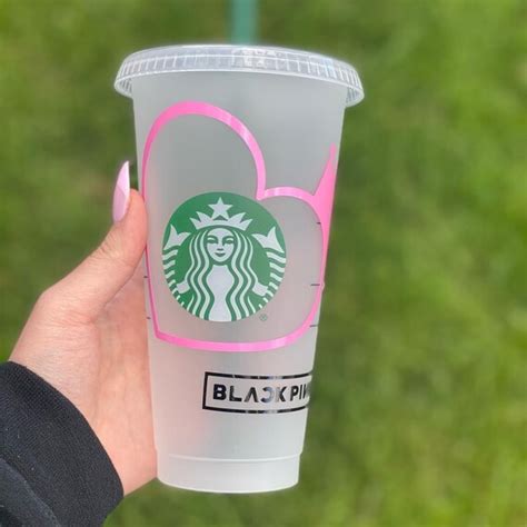 Black Pink Personalizzato Starbucks Cup Blackpink Etsy