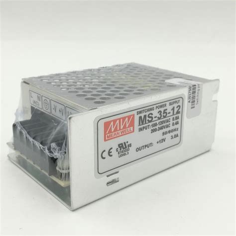 MS 35W 12V 3A 100V-240V INPUT Small Volume Single Output Switching ...