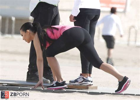 Kim Kardashian Skechers Commercial Set In Santa Monica ZB Porn