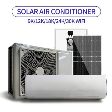 Btu Wall Mounted Solar Air Conditioner System Acdc K Wifi