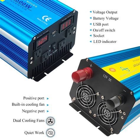 Купить Преобразователи питания LVYUAN 5000W 5000 Watt Power Inverter ...