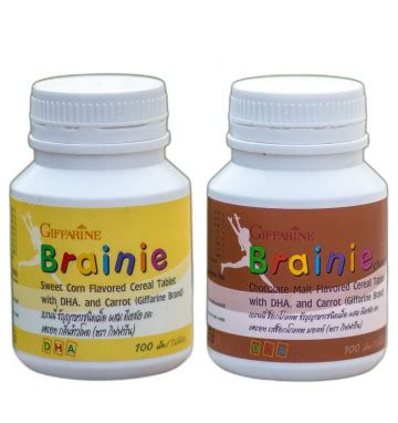 Детские жевательные витамины для мозга Brainie Giffarine 2 вкуса купить ...